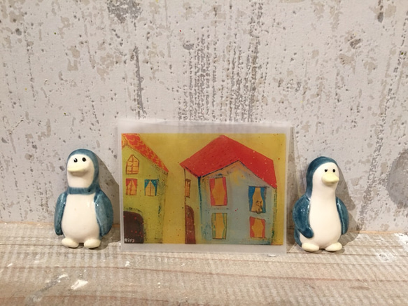 筷子休息組兩個企鵝 第2張的照片