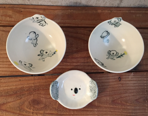 riokaさん確認用 コアラセット 茶碗・めし碗 cyilabo 通販｜Creema  