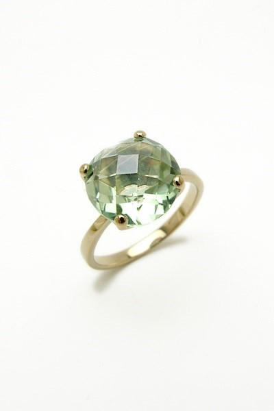 【セール品】COJ-24【CERCA】グリーンクォーツリング　11号