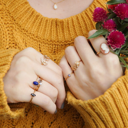 ローズリング/18金コーティング/華やかで上品なバラの指輪/ギフト・記念日に 14枚目の画像