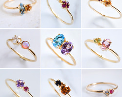 鉱物の表情＊ジェレメジェバイト K18 ring 指輪・リング Roro