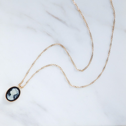 ミニカメオネックレス ネックレス・ペンダント grain 通販 5228040