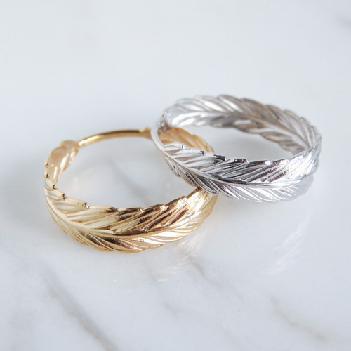 月桂樹リング・リーフモチーフ・シンプルデザイン】勝利と栄光を象徴