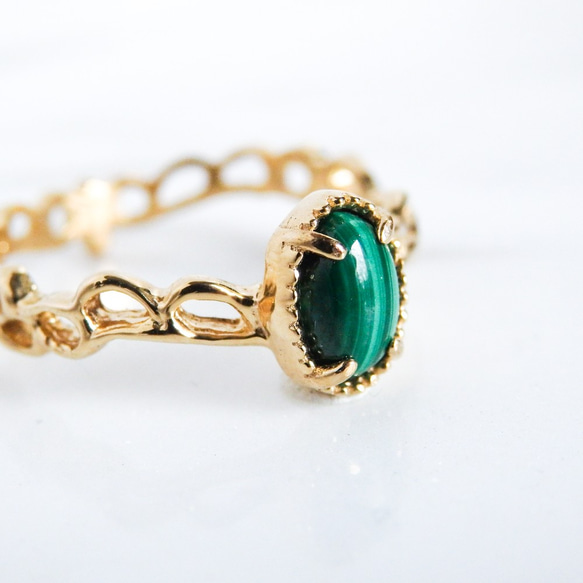 マラカイトリング 2枚目の画像