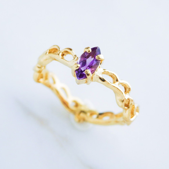 アメジストリング 1枚目の画像