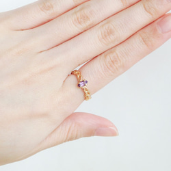 アメジストリング 3枚目の画像