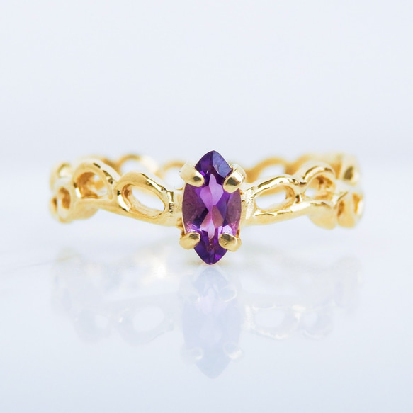 アメジストリング 4枚目の画像