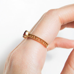 ガーネットリング 8枚目の画像