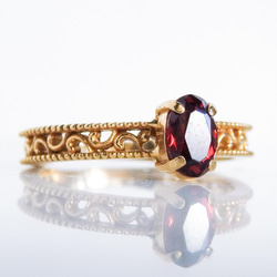 ガーネットリング 4枚目の画像