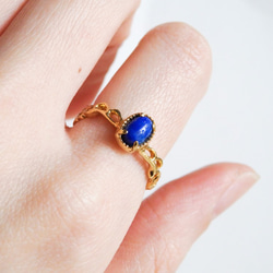 ラピスラズリリング 2枚目の画像