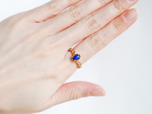 ラピスラズリリング 3枚目の画像