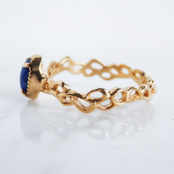 ラピスラズリリング 6枚目の画像