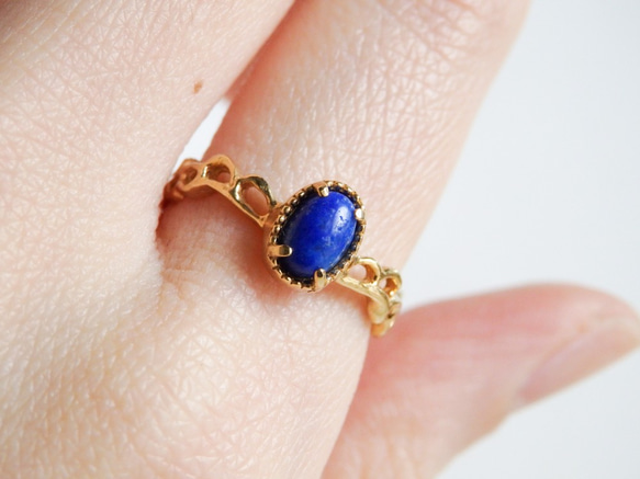 ラピスラズリリング 8枚目の画像