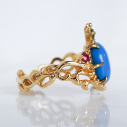 マハラニターコイズリング 4枚目の画像