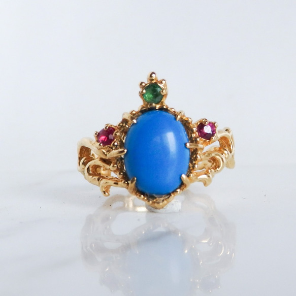 マハラニターコイズリング 9枚目の画像