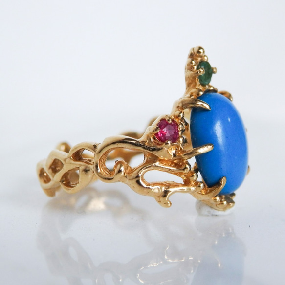 マハラニターコイズリング 10枚目の画像