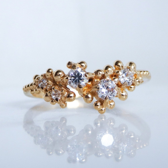 1点物リング・キュービックジルコニア 8枚目の画像