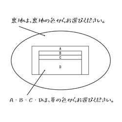 【Gamaguchi Long】意大利皮革/顏色定制/矢車菊/親子Kamaguchi Gamaguchi錢包名稱 第8張的照片