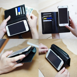 SMARTPHONE With WALLET　GREEN（MADE TO ORDER） 第3張的照片