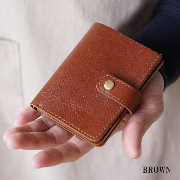 SMALL WALLET ／BROWN　MADE TO ORDER　 第1張的照片