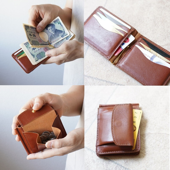 MONEY CLIP COIN 　TAN 　MADE TO ORDER 第9張的照片