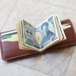 MONEY CLIP COIN 　LIGHT BROWN　MADE TO ORDER 第8張的照片