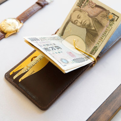 MONEY CLIP FASTENER COIN 「BROWN」 　MADE TO ORDER 第2張的照片