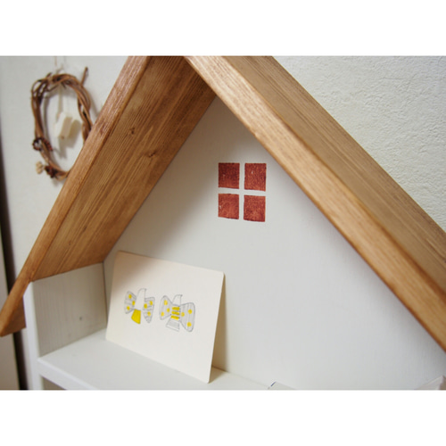 カワイイ♡お家型2段シェルフ【大】 棚・シェルフ・ラック churu