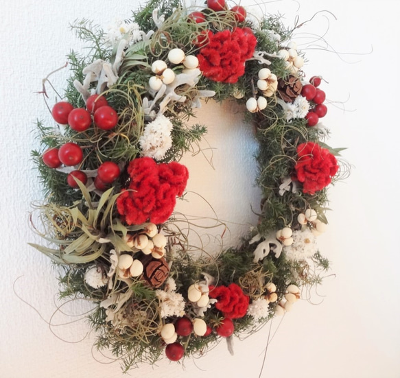 winter wreath2（直径25ｃｍリース） 2枚目の画像