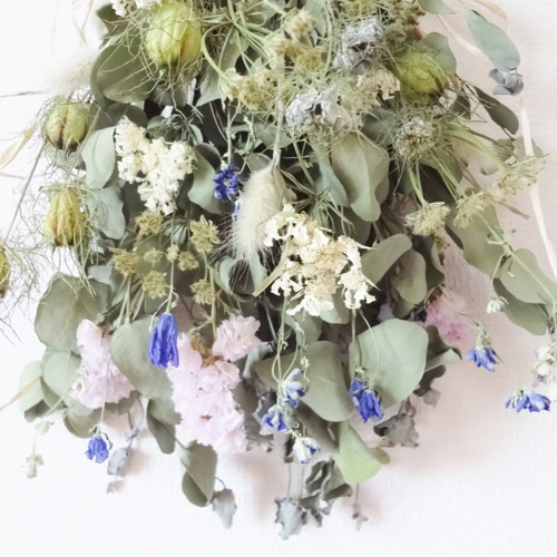 ドライフラワースワッグ(ニゲラ) ドライフラワー hime-flower 通販