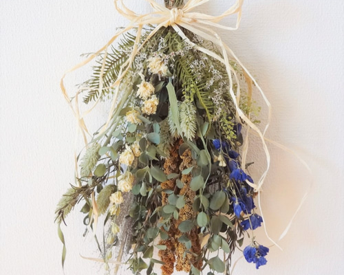 ドライフラワースワッグ(粟のスワッグ3) ドライフラワー hime-flower