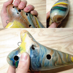 SinLaオカリナ　アルトC　 陶製　手工品　楽器 2枚目の画像