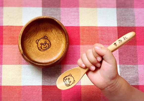 出産祝い 離乳食 ランチプレート 3点  セット 特別なプレゼント♡ お食い初め などにも♪ 生年月日　名入れ 6枚目の画像