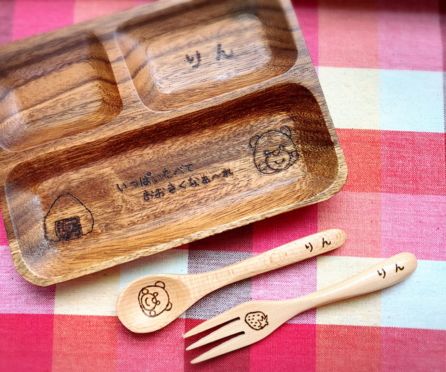 確認♡サラダボウル♡ミニくまプレート♡スプーンフォーク♡オーダー