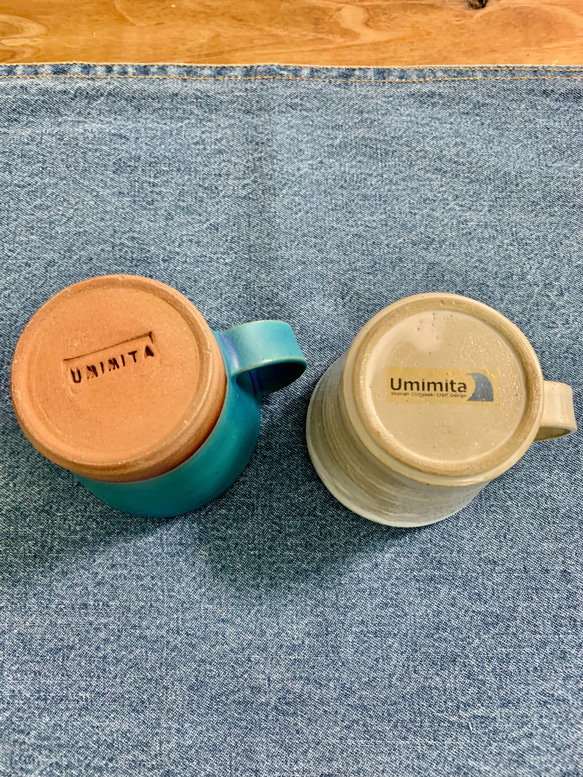 Umimita マグカップ2つセット（綺麗な青い海と白い砂浜） 5枚目の画像