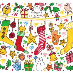 クリスマス☆ポストカード４枚セット 3枚目の画像