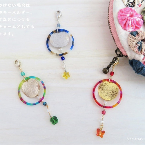 薔薇のマスクチャーム2個セットハンドメイド 薔薇のマスクチャーム2個