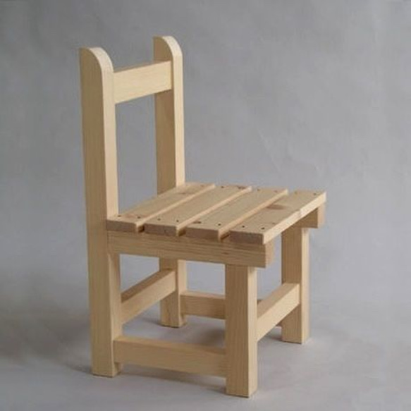 昭和学童椅子（子供椅子／完成品） 2枚目の画像