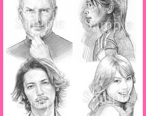 鉛筆画「Individuality」　B5大サイズ 鉛筆画「Individuality」 B5大サイズ 50色色鉛筆: フィットネス