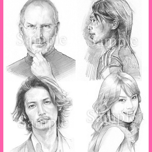 似顔絵イラストsampleページ♡
