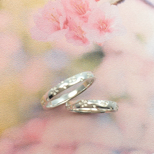 桜指輪】-silver925- ペア 指輪・リング 1 MIND JEWELRY 通販