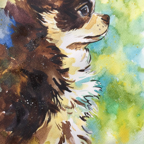 カスタマイズされたペット水彩画ギフトペット水彩画カスタマイズされた