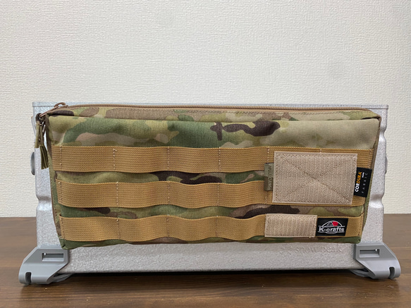 値下します　h&amp;o bycruise シェルコン25 用サイドバッグ　マルチカム K-crafts シェルコン25用サイドバック ドリッパースタンドケース