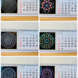 点描曼荼羅⭐︎オリジナル2022年卓上型カレンダー 4枚目の画像