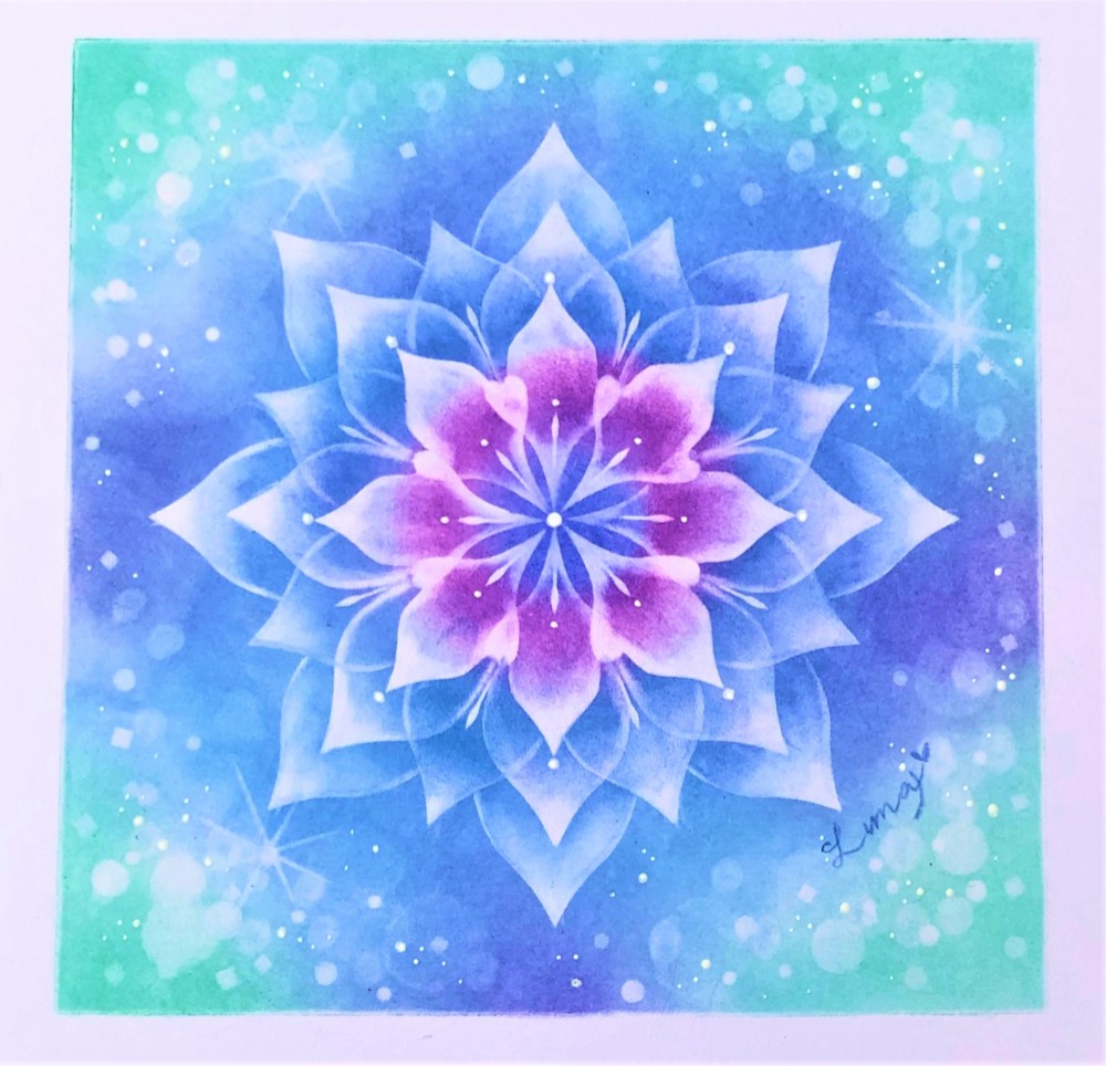 ◇貴方だけの曼荼羅アート☆パステルアート☆ヒーリングアート