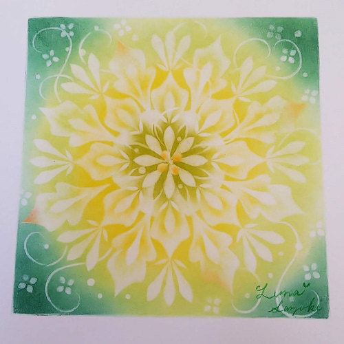 ◇貴方だけの曼荼羅アート☆パステルアート☆ヒーリングアート