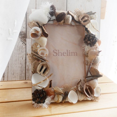 シェル フォトフレーム (SP-002） フォトフレーム・写真立て Shelim