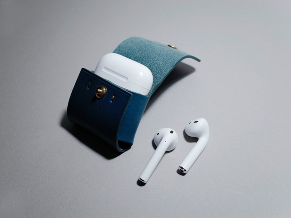 AirPods 皮革保護套 / 耳機保護殼 / 收納皮套 (13色/免費刻字) 第5張的照片