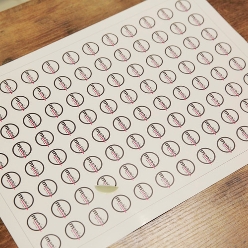 名入れ・編集無料】オリジナル丸シール90枚入り＋数枚おまけ付直径3cm