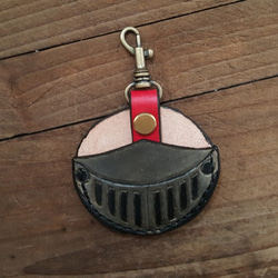 古代騎士盔甲戰士好勇敢 gogoro 鑰匙 純牛皮皮革套 第2張的照片